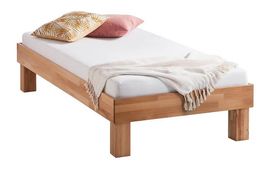 Massivholzbett (Buche, 90x200cm)