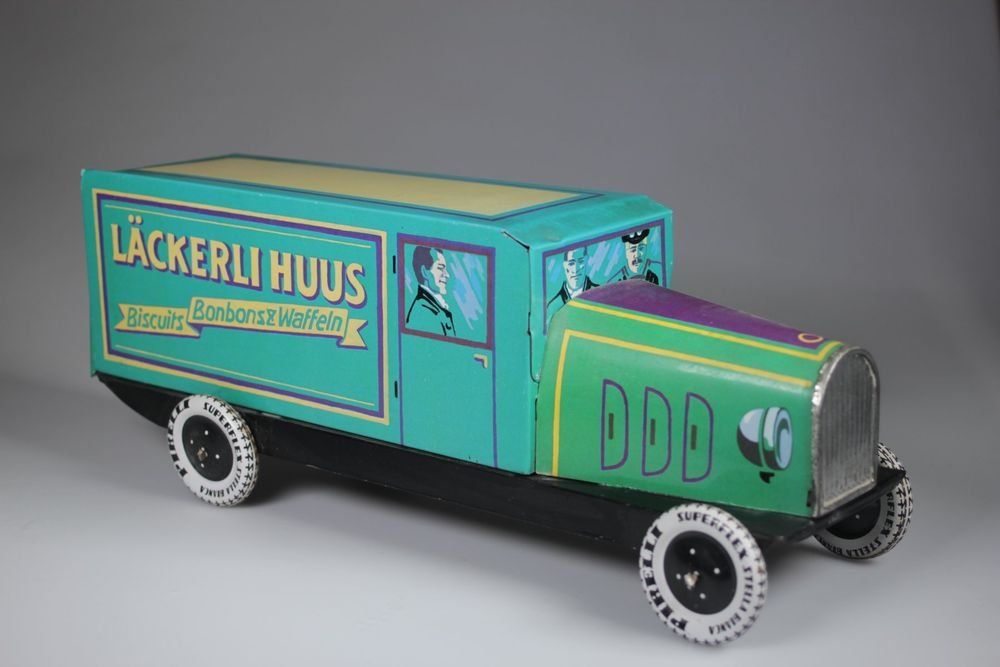 Tutte le decorazioni: Alter Werbe-LKW Läckerli Huus Basel – Usato da Stäfa venduto da Clandestino04 1