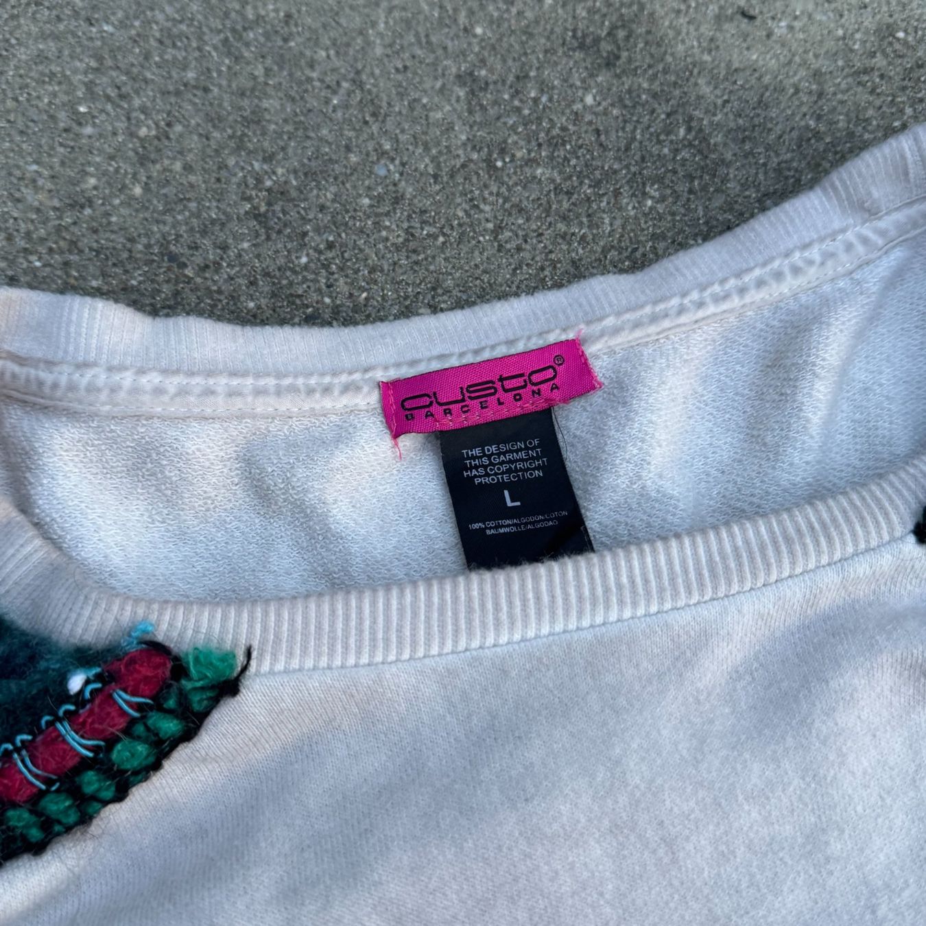 Custo Barcelona Maglioni & Felpe: Custo Barcelona vintage sweatshirt retro damen pull – Usato da St. Gallen venduto da sourced_limited 2