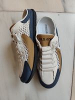 Sneaker Clogs / Mules Herren – Weiss/Blau – Gr. 40-43- NEU