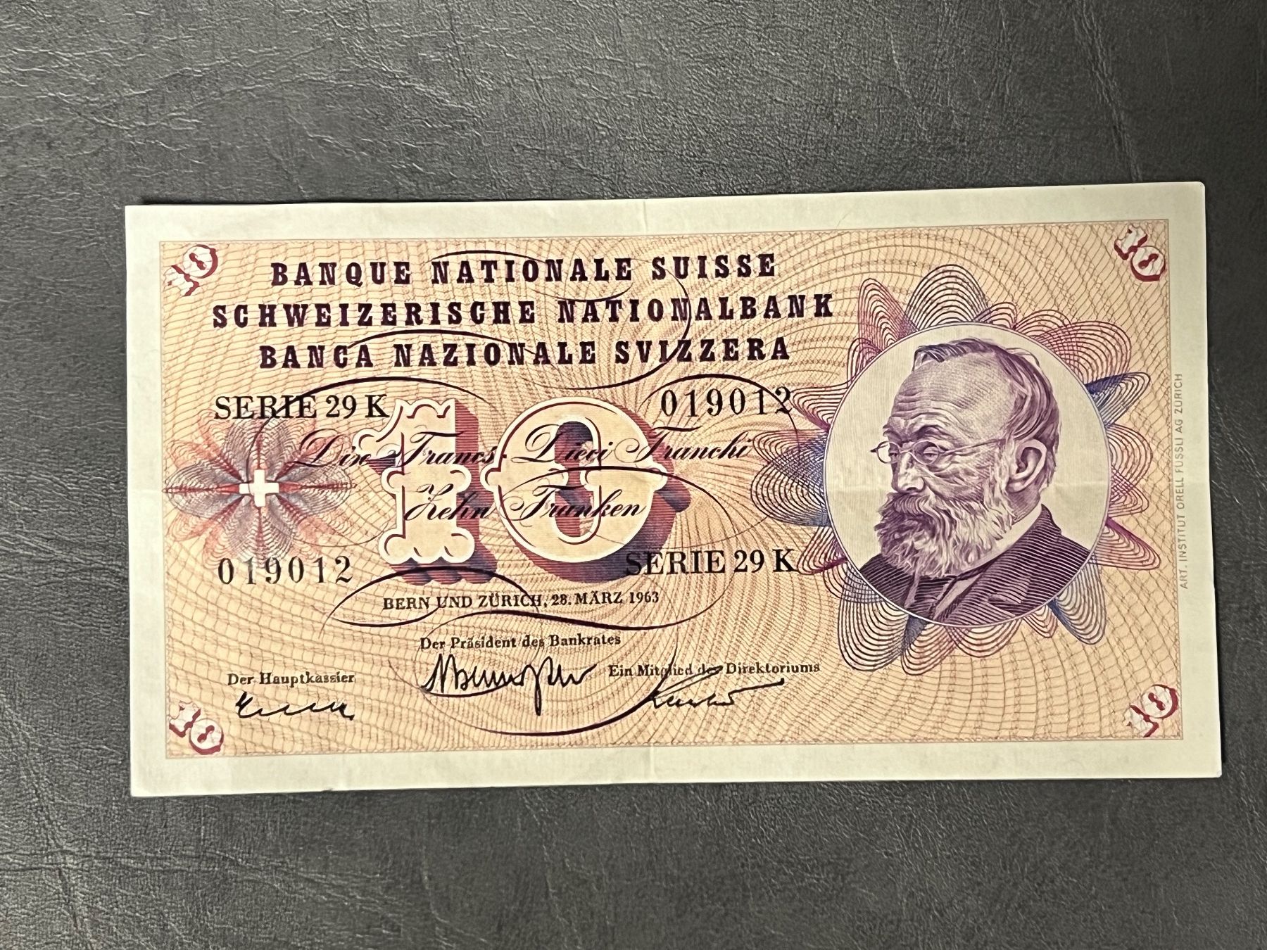 Banconote: Alte CH Banknoten komplette Serie – Usato da Uster venduto da Mr.Twister 7