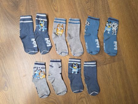 Socken Gr. 24-26 (5 Paar) / Bluey