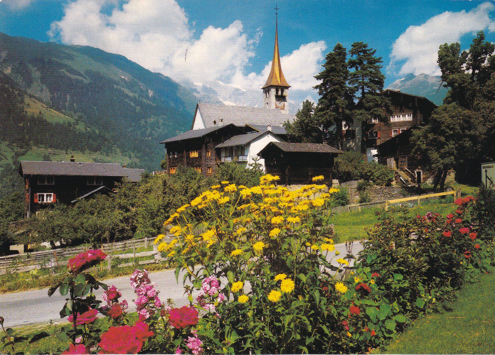 Cartoline postali: Ernen valais  1987 – Usato da Cormoret venduto da Pascalll2001