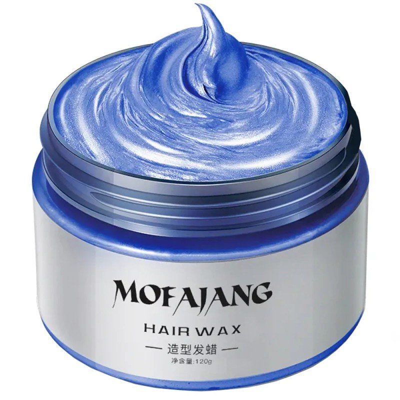 Tinte: Blau Temporäre Haarfarbe 120g Wachs Styling – Nuovo e nell'imballaggio originale da Hundwil venduto da Stallone6 1