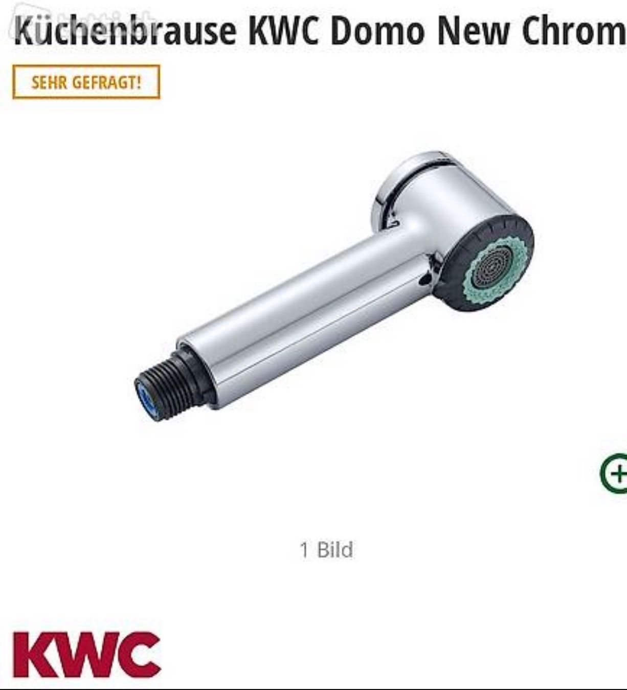 Kwc Rubinetteria: KWC Domo Küchenbrause – Nuovo e nell'imballaggio originale da Staufen venduto da Feederboy