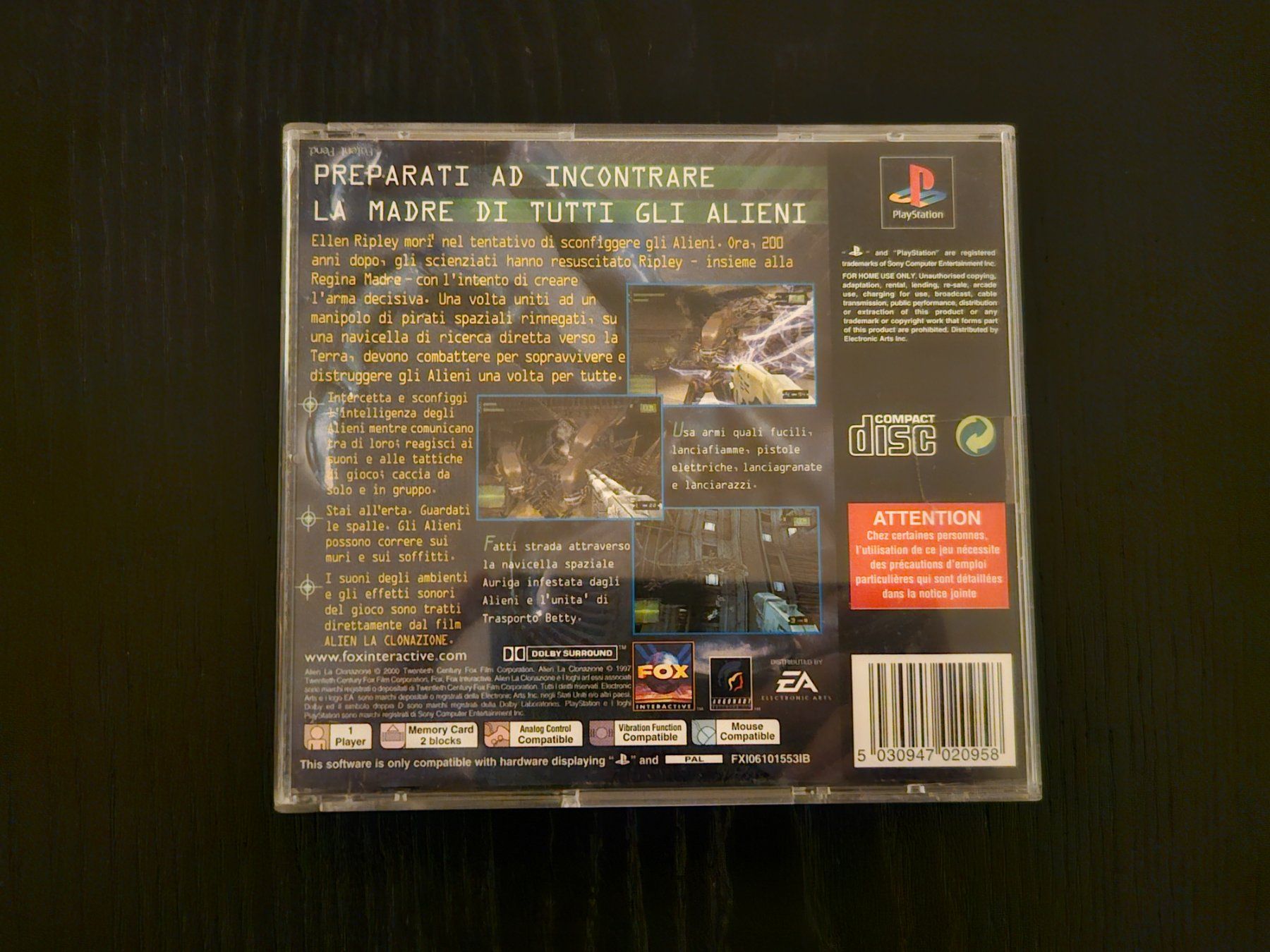 Spiele: Alien Resurrection (PS1) – Gebraucht aus Zürich von sodamnme 2