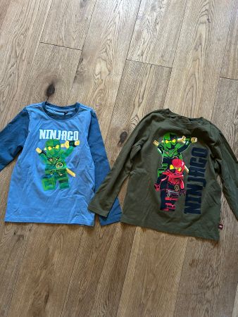 2 Langarmshirts Ninjago 128