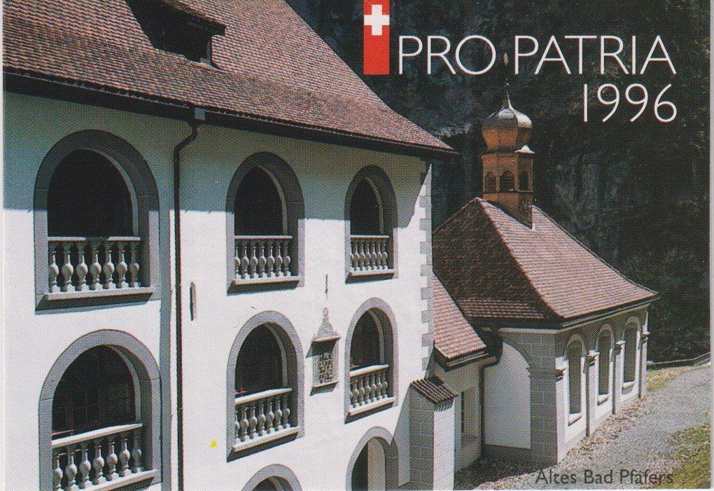 Tutti i francobolli: Markenheft Pro Patria 1996 ET gestempelt+++++ – Usato da Samnaun-Compatsch venduto da Muckimu