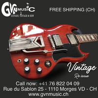 Gibson Sg '61 vintage cherry sideway tremolo Free case!