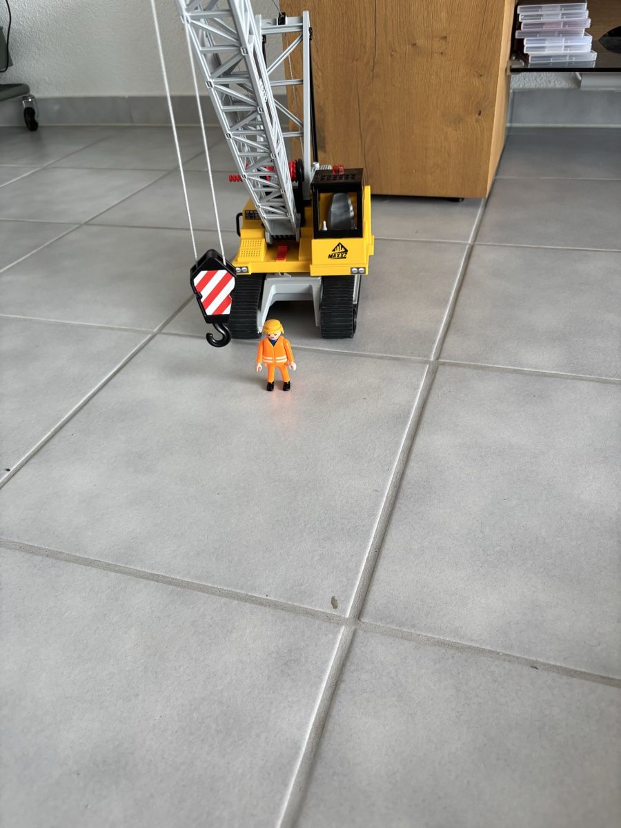 Playmobil Giocattoli: Playmobil Kran mit Fahrer   – Usato da Nottwil venduto da Roethel 2
