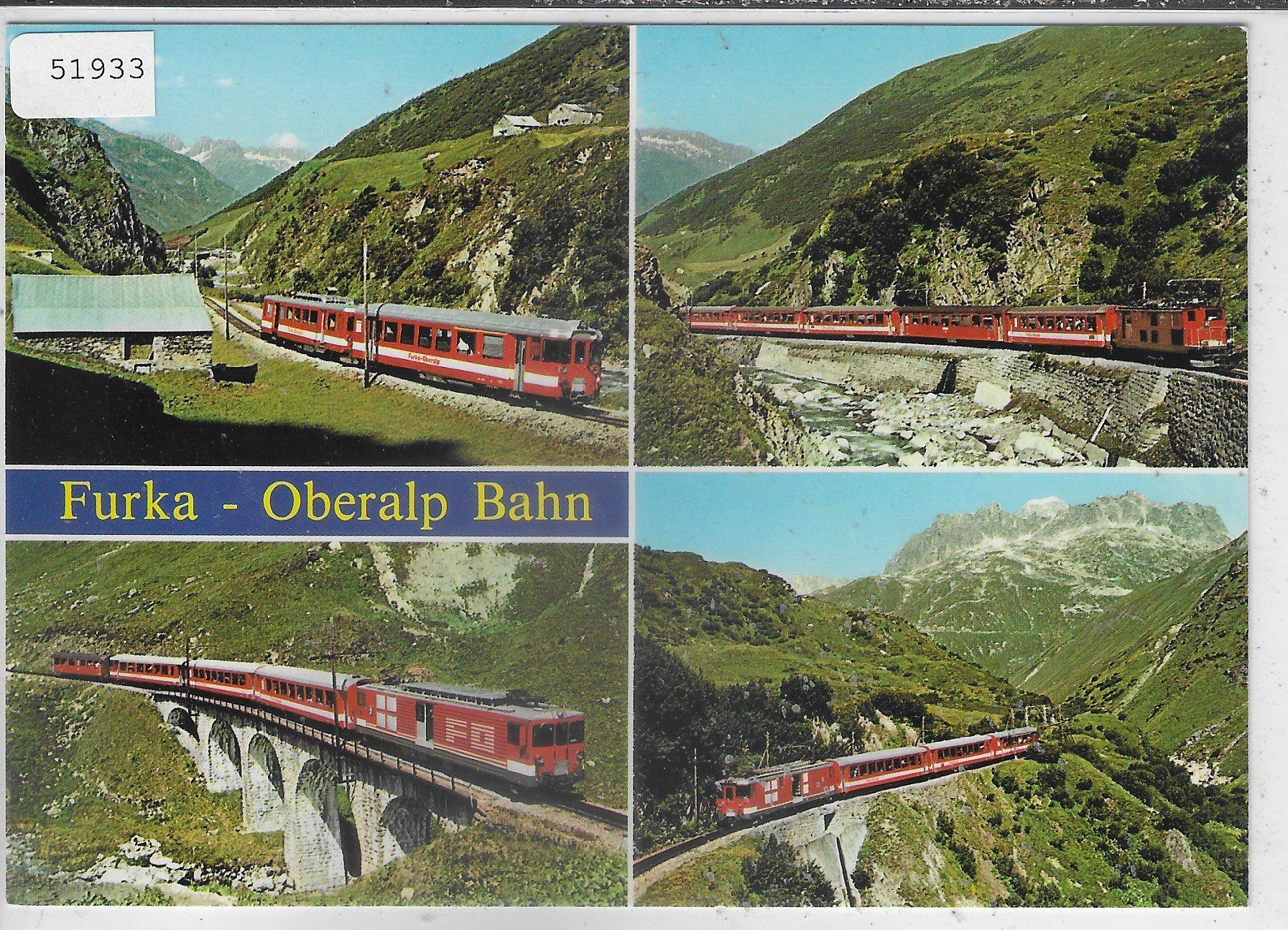 Cartoline postali: Furka-Oberalp Bahn – Usato da Ettingen venduto da Kartenplanet