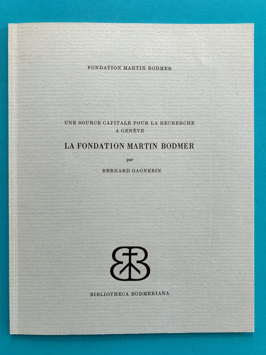 Libri: LA FONDATION MARTIN BODMER – Usato da Zürich venduto da Domus09 1