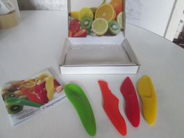 Obstmesser aus Kunststoff, neu