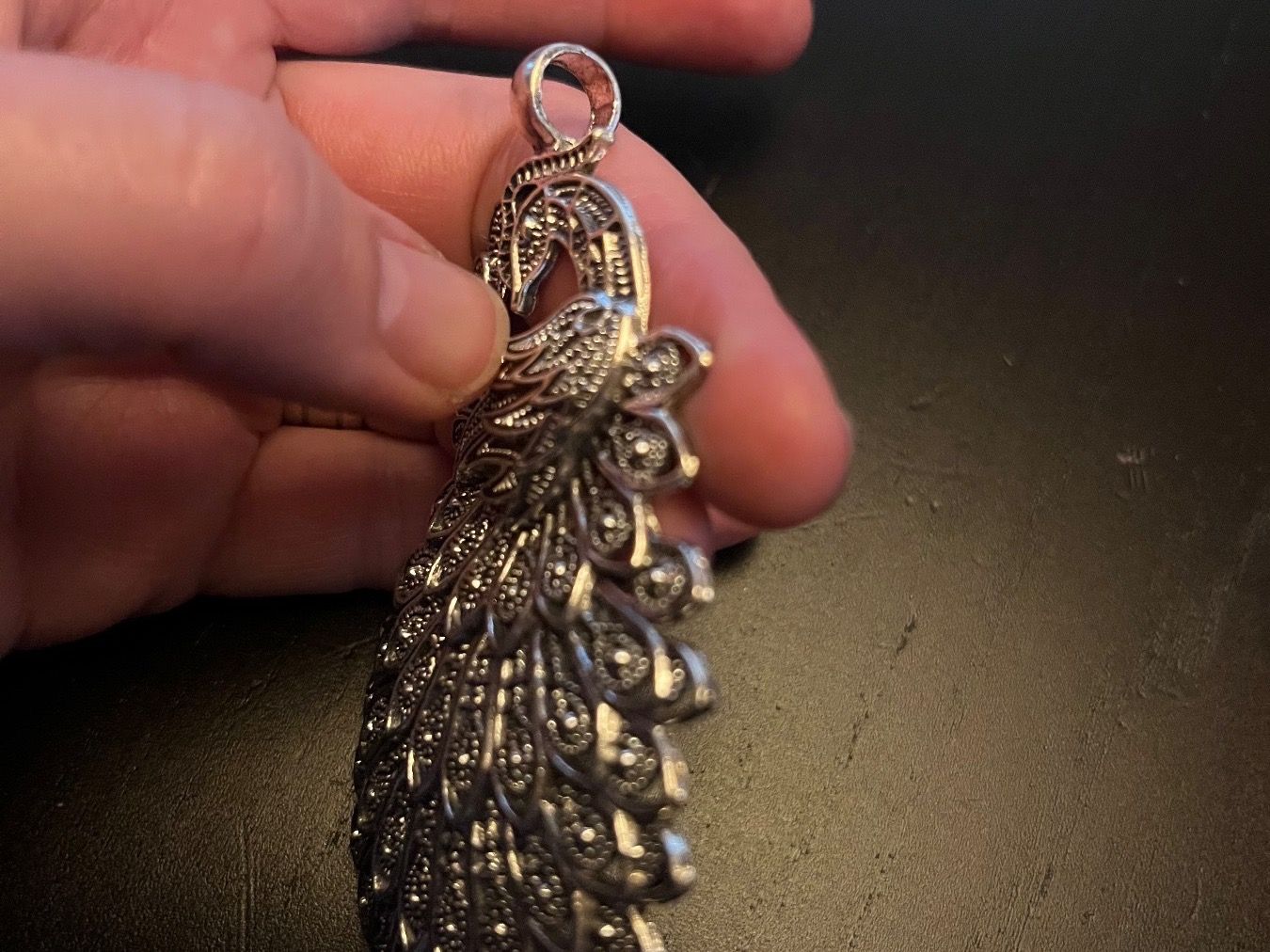 Anhänger: Amulett/ Anhänger Pfau – Neu (gemäss Beschreibung) aus Gams von Mariawicca 5