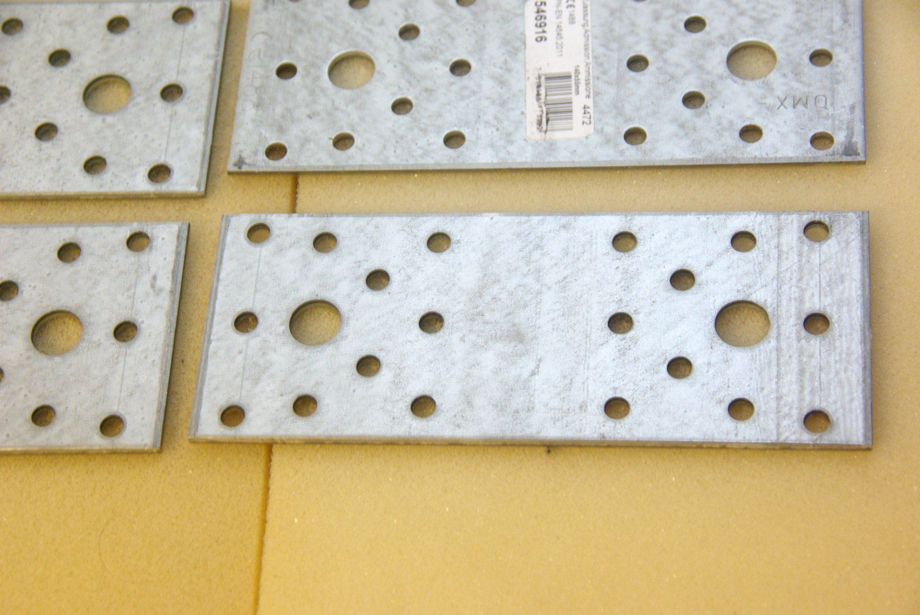 Ferramenta: 6x Befestigungsplatten 140 x 55 mm – Nuovo (secondo la descrizione) da Herisau venduto da Cevianer1844 1