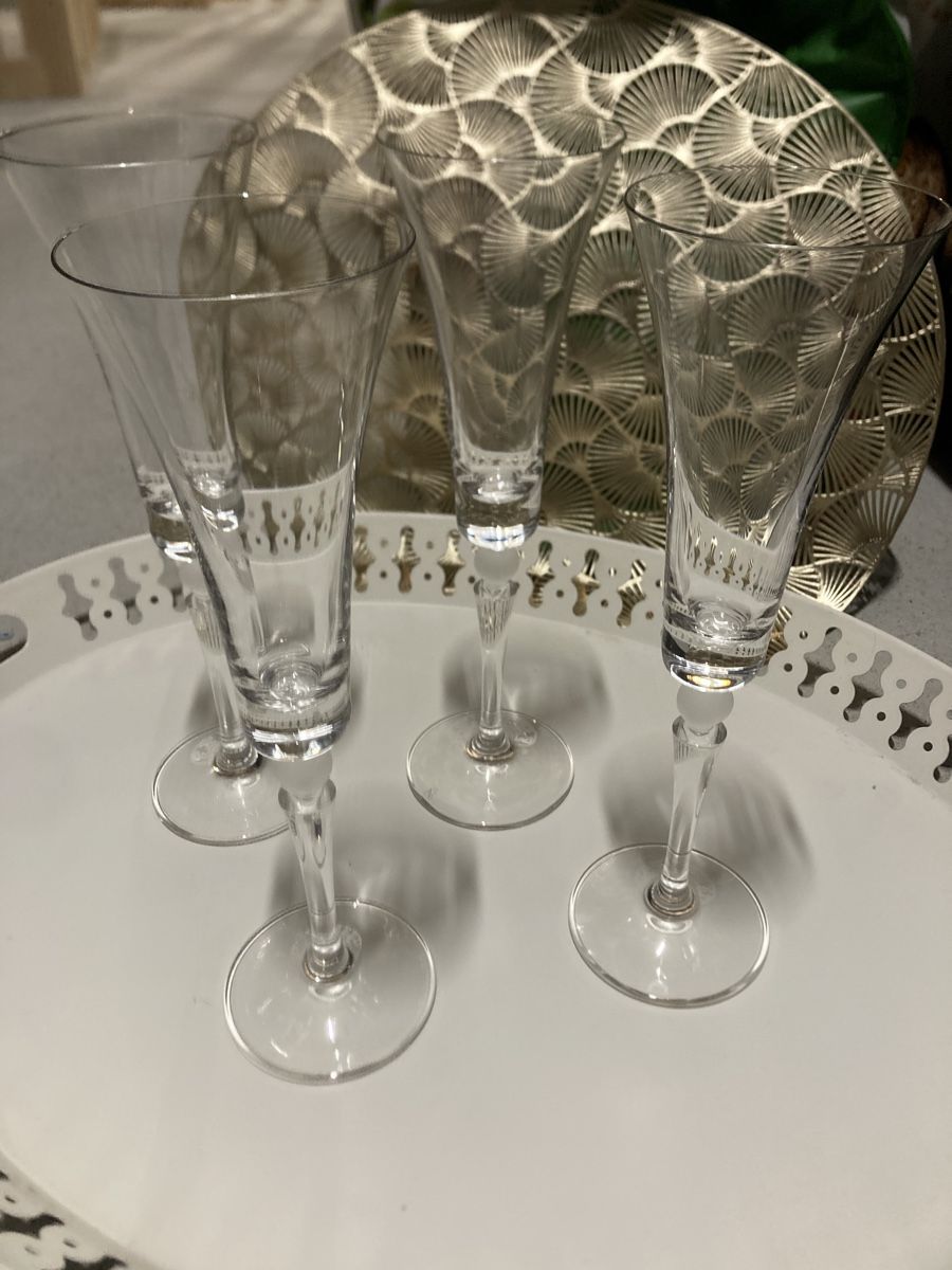 Verres: Kristall Champagnergläser 4er-Set – Neuf (Voir description) à Schlieren par Bella79 3