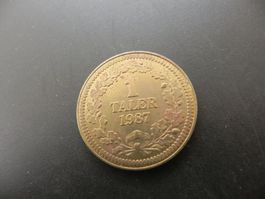 Medaille Zofingen 1 Taler 1987