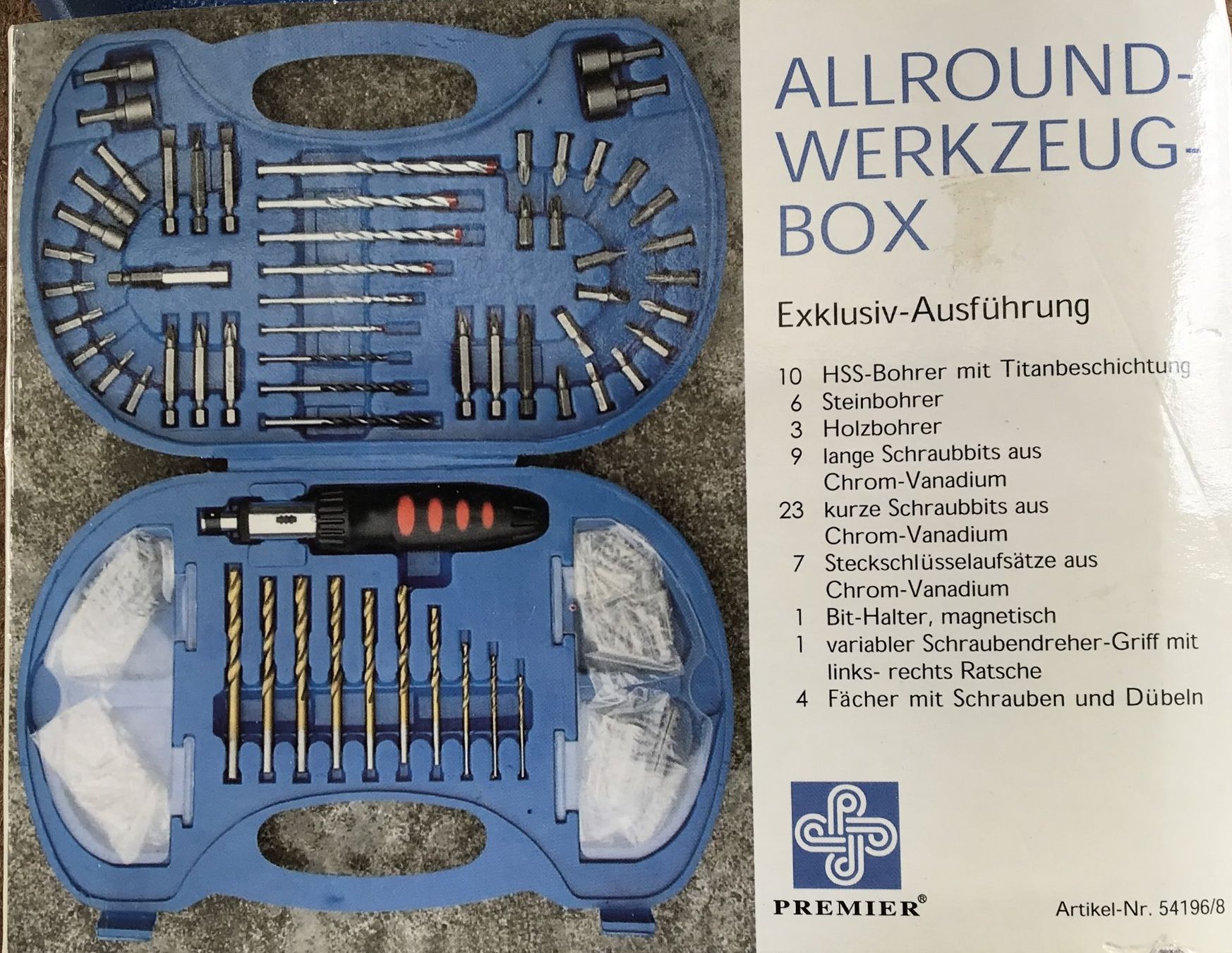 Alle Werkzeuge: ALLROUND-WERKZEUG-BOX ORGIGINALVERPACKT – Neu und originalverpackt aus Ostermundigen von Wyatt-Earp 1