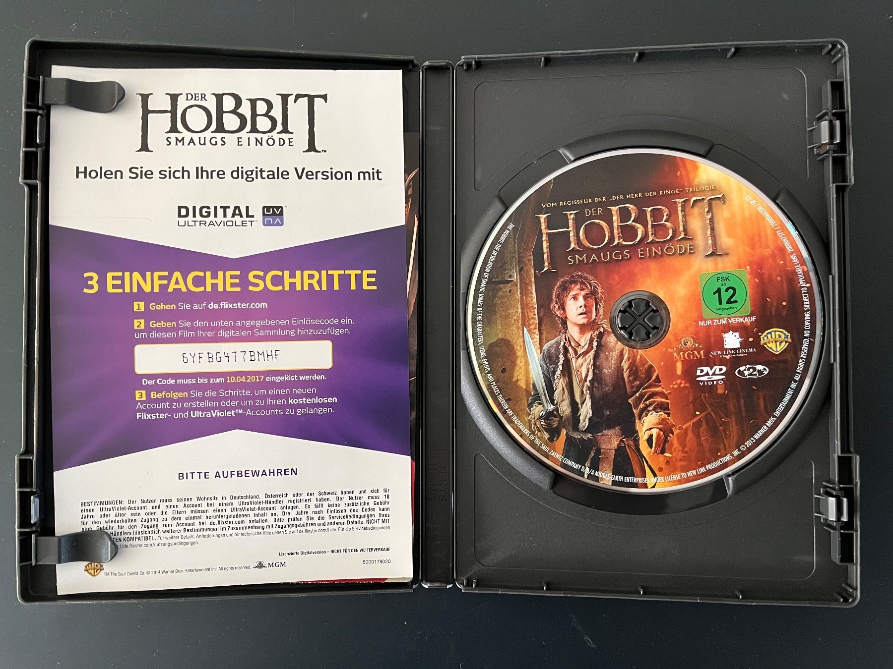 Tutti i DVDs: Der Hobbit - Smaugs Einöde (DVD) – Usato da Basel venduto da cskim 2