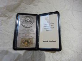 Reliquie Gebetsbüchlein mit Etui / sel. Rosa Flesch