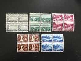 Pro Patria Ausgabe 1954 Viererblock ** (5414)
