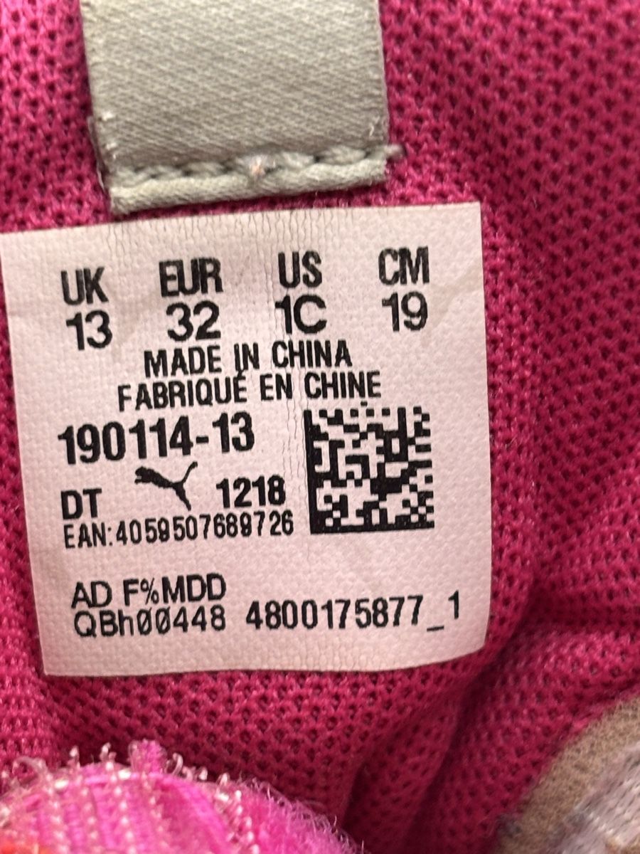 Scarpe per ragazze: Puma Kinderschuhe, Gr. 32, grau/pink – Usato da Lupsingen venduto da Butzelma 3