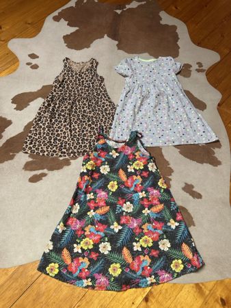 Sommer Kleider Set, Gr. 122/128, Top Zustand, H&M, Blue Seve