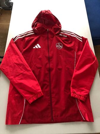 Adidas 1.FC Nürnberg Regenjacke rot Gr.L Neu