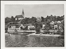 AK 1966 Herrliberg mit guten Stempel und Briefmarken