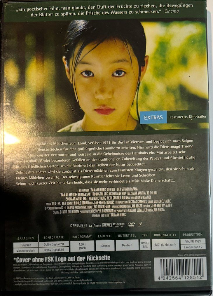 Tutti i DVDs: DVD  DER DUFT DER GRÜNEN PAPAYA – Usato da Wisen venduto da gigisna 2
