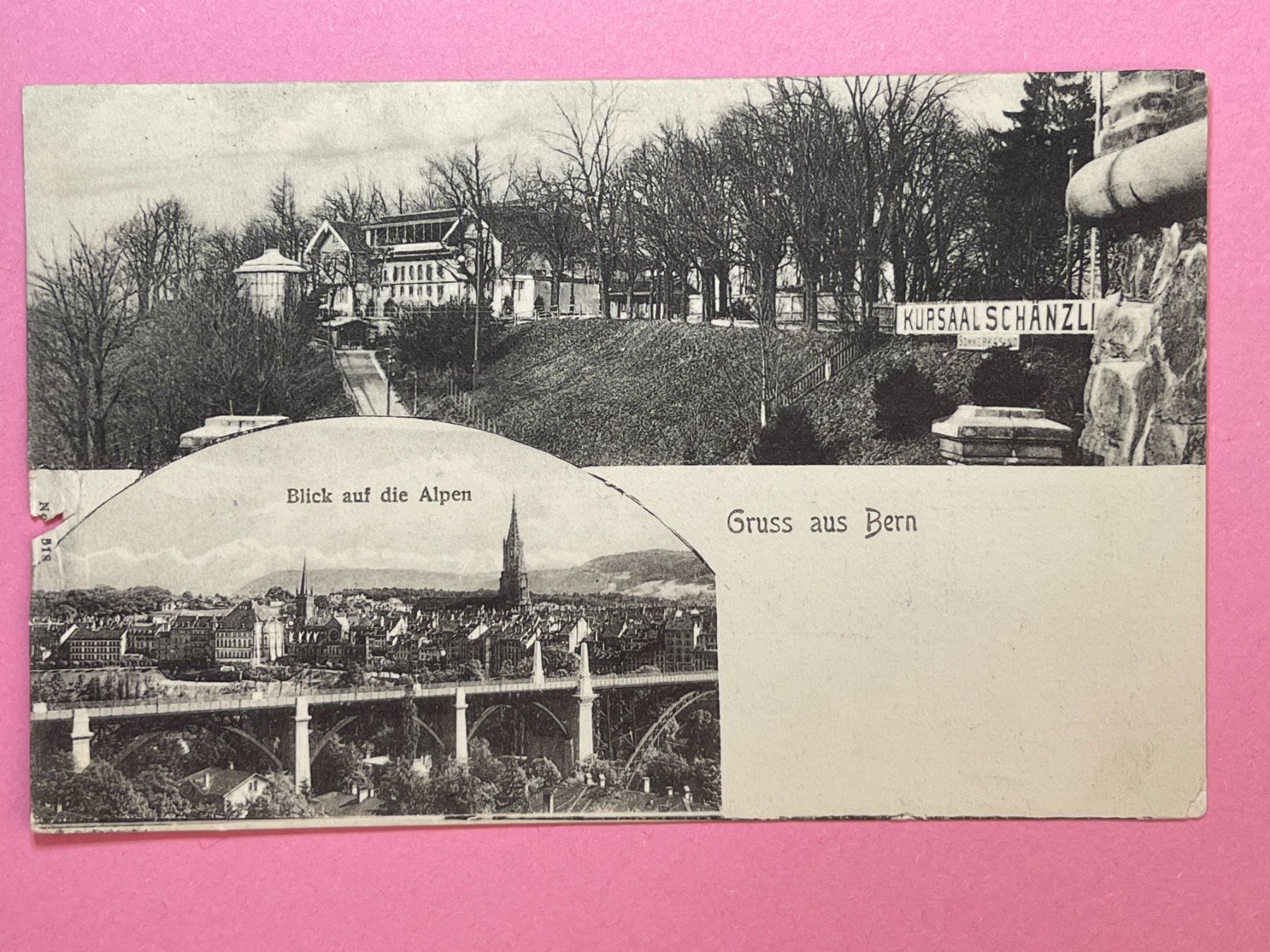 Cartoline postali: Gruss aus Bern - 1914 – Usato da Steg VS venduto da danwer74