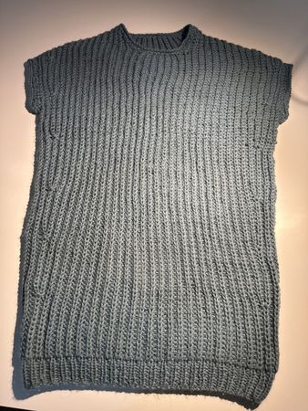 Strick Kleid/ oversized Pullover