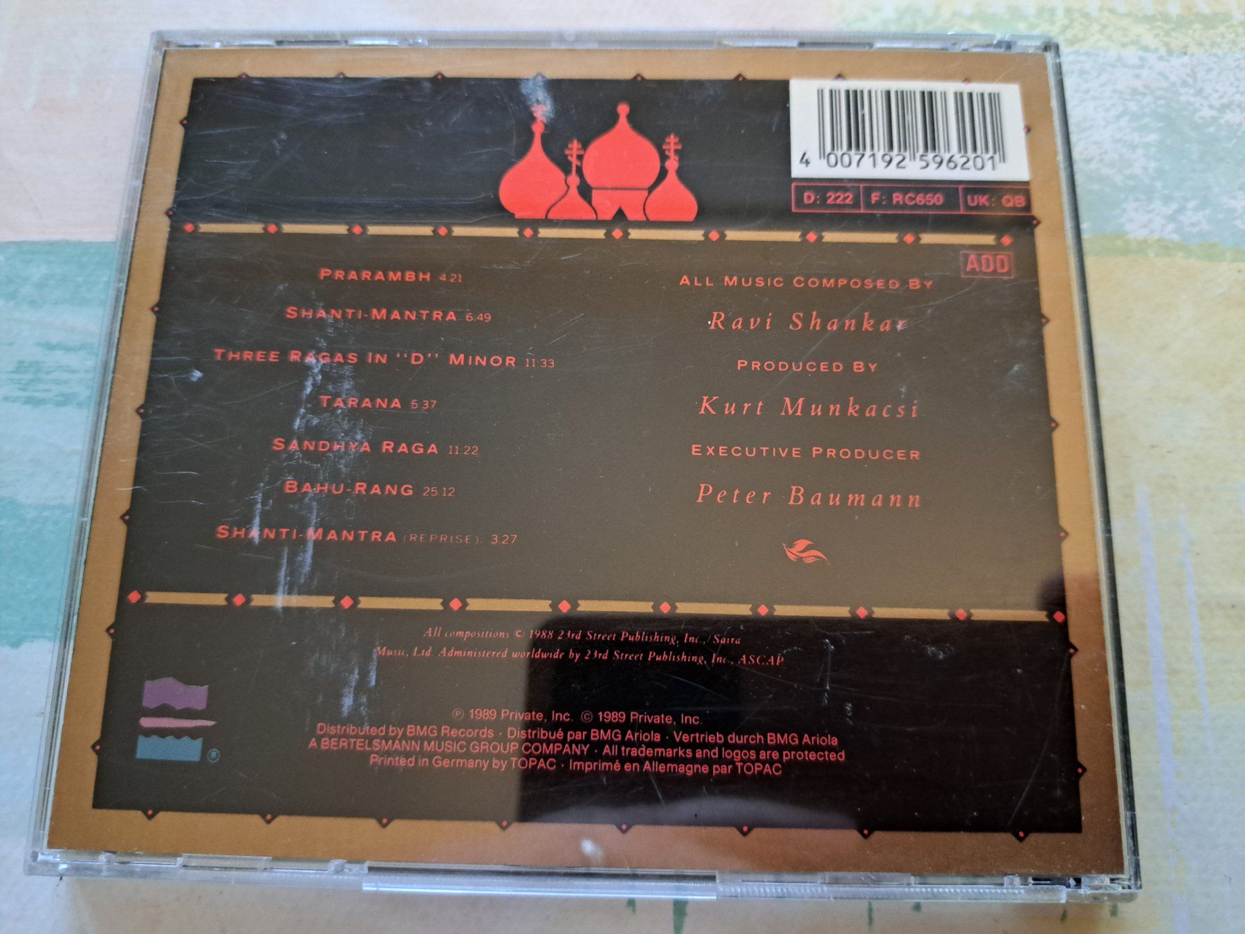 CDs: Cd Ravi Shankar - Inside the Kremlin  – D'occasion à Pully par bro_n52j 1