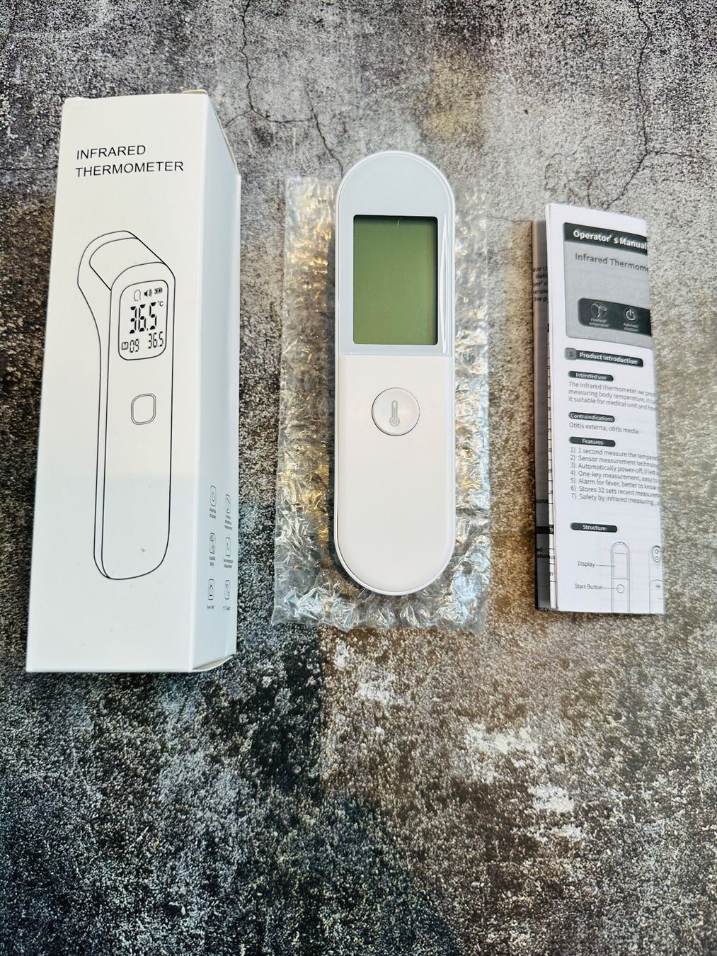 Medizinische Geräte: Thermometer Infrarotthermometer Körpertemperatur Messgerät – Neu und originalverpackt aus Balsthal von Menis-Shop2 1