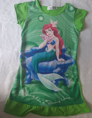 Robe la petite Sirene pour fille taille 110-116