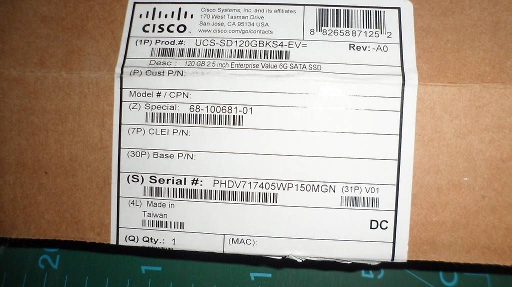Dischi rigidi: Intel SSD S3520 Serie 120 GB – Usato da Effretikon venduto da Renbrun 4