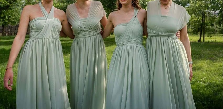 Next Kleider: Damen Abendkleider Multiway Bridesmaid Dresses, hellgrün – Gebraucht aus Zürich von Leana95