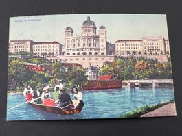 Postkarte Gruss aus Bern (Bundespalast) color 1910  (P7)