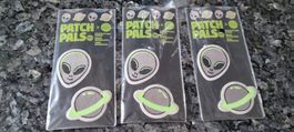 Patch Pals Aufnäher Set 3 Packungen Alien neu