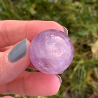 ✲ 2 Stk. Amethyst Mini Kugel ✲ Ø 21mm Sphere