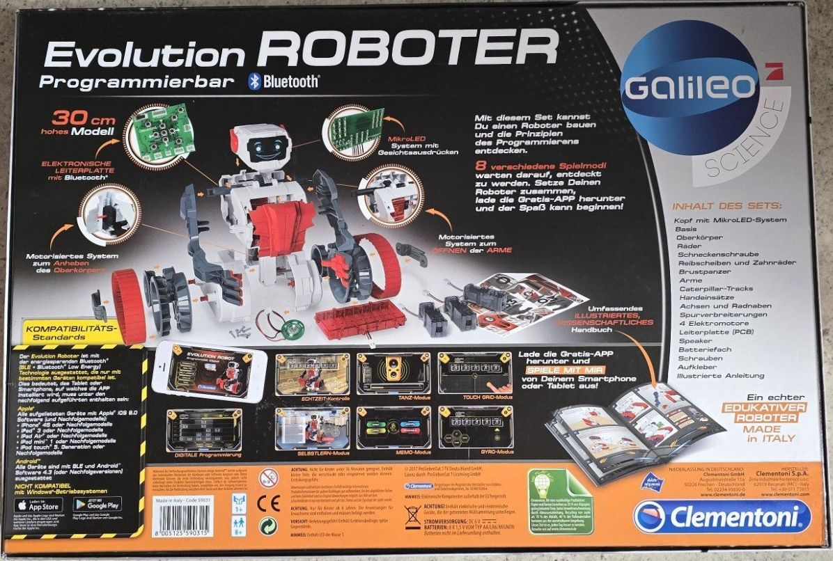 Giocattoli: Galileo Science Evolution Roboter - Neuwertig & komplett! – Nuovo (secondo la descrizione) da Birmensdorf ZH venduto da delta14 1