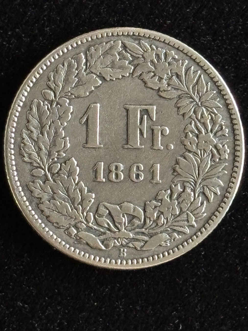 Toutes les monnaies: 1 Fr. 1861 mit original Patina – D'occasion à Niederlenz par Angi_e 3