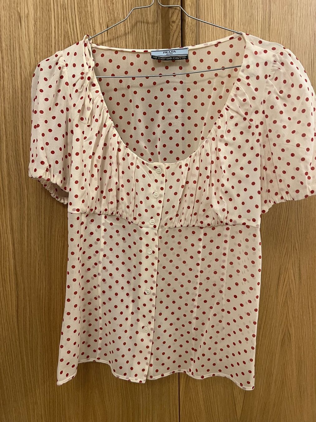 Diane von Furstenberg Blusen: PRADA Runway Corso Como Blouse Bluse Silk Seide Gr S – Neu (gemäss Beschreibung) aus Ebmatingen von dartim