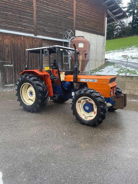 Kit De Adhesivos/calcomanías Para Tractor SAME Corsaro 70 - Diseño Original, Fácil Aplicación