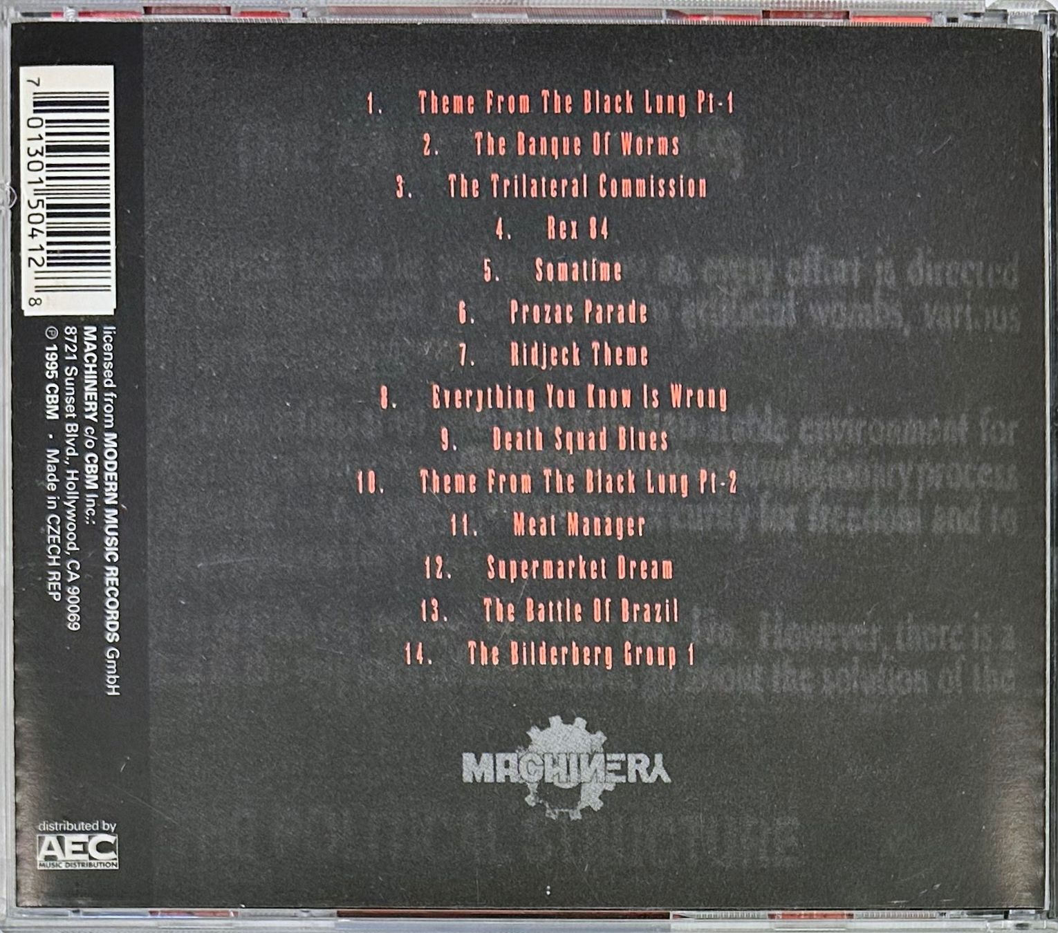 CD: Black Lung – Silent Weapons For Silent Wars – Usato da Martigny venduto da jereq 1