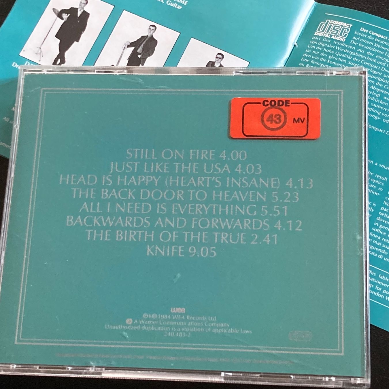CDs: Aztec Camera - Knife | Jangle Pop, New Wave – Gebraucht aus Bern von Ntsamina 1