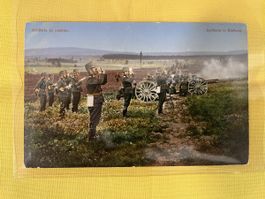 Antike Postkarte Artillerie in Stellung 5014 Lucerne - CHF 5
