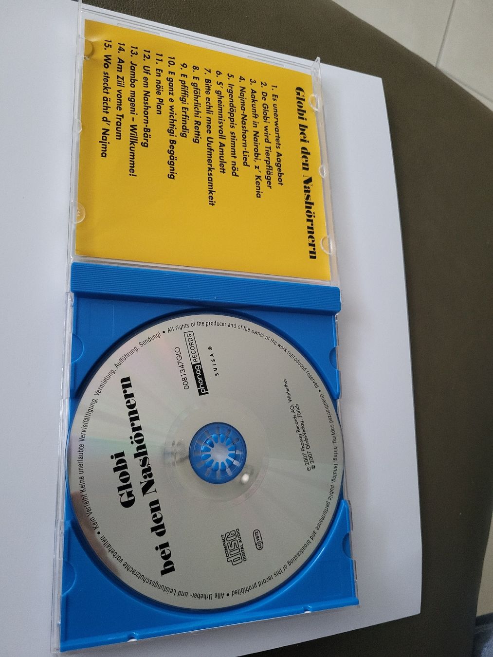 CD: Globi bi de Nashörner  CD – Usato da nunningen venduto da mic_88k2 1