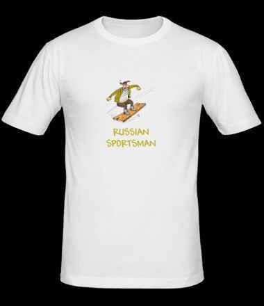 T-Shirt "Russische sportsman"