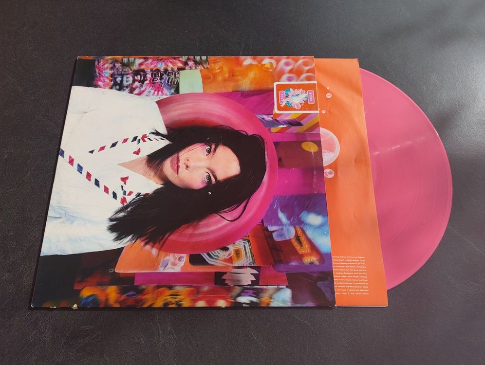 BJÖRK POST PINK TRANSLUCENT VINYL LP 1995 UK 1ST PRESS RARE (Gebraucht ...